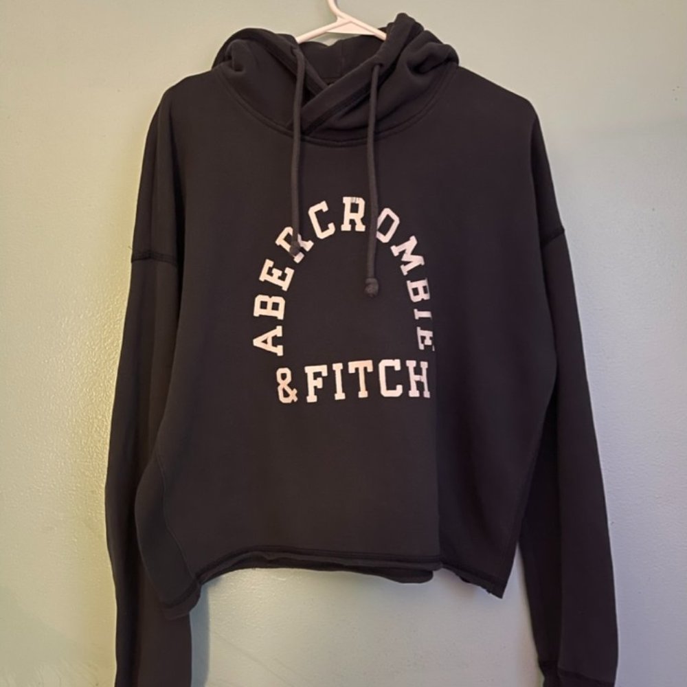 Abercrombie & Fitch Cropped Pullover Hoodie